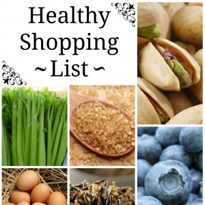 Healthy Shopping List square