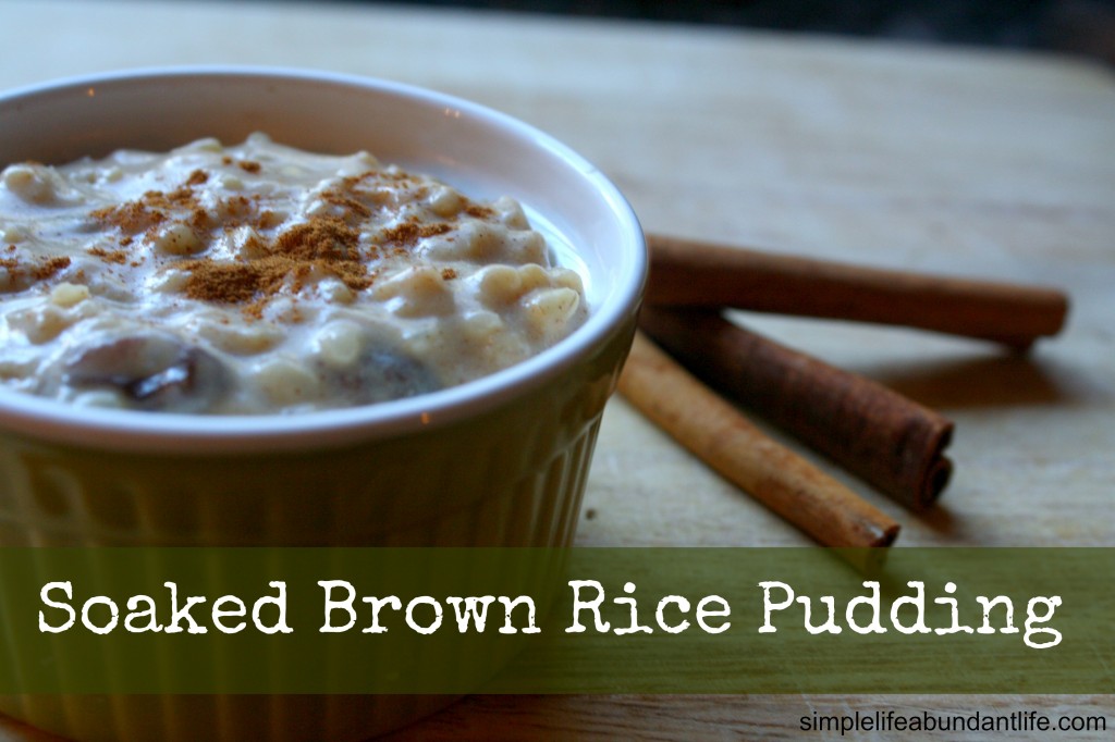 soaked-brown-rice-pudding