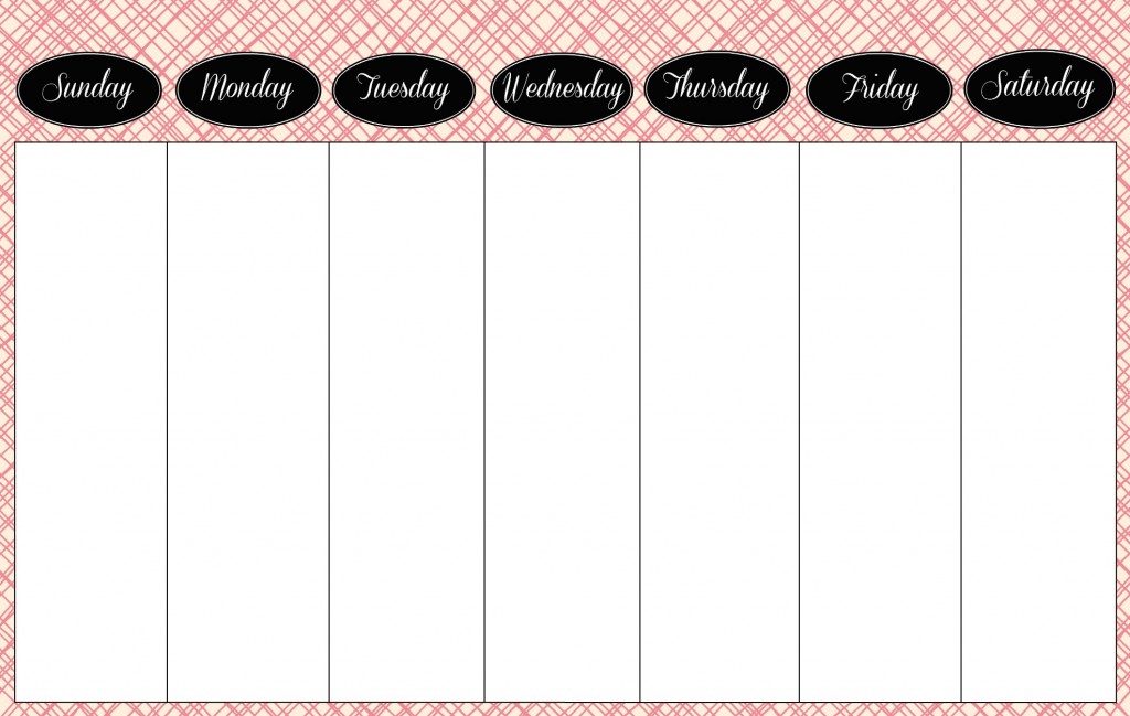 weekly planner