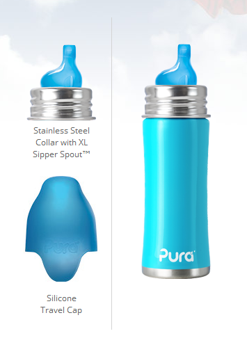 Pura Stainless Steel Water Bottle Review | Natural Chow