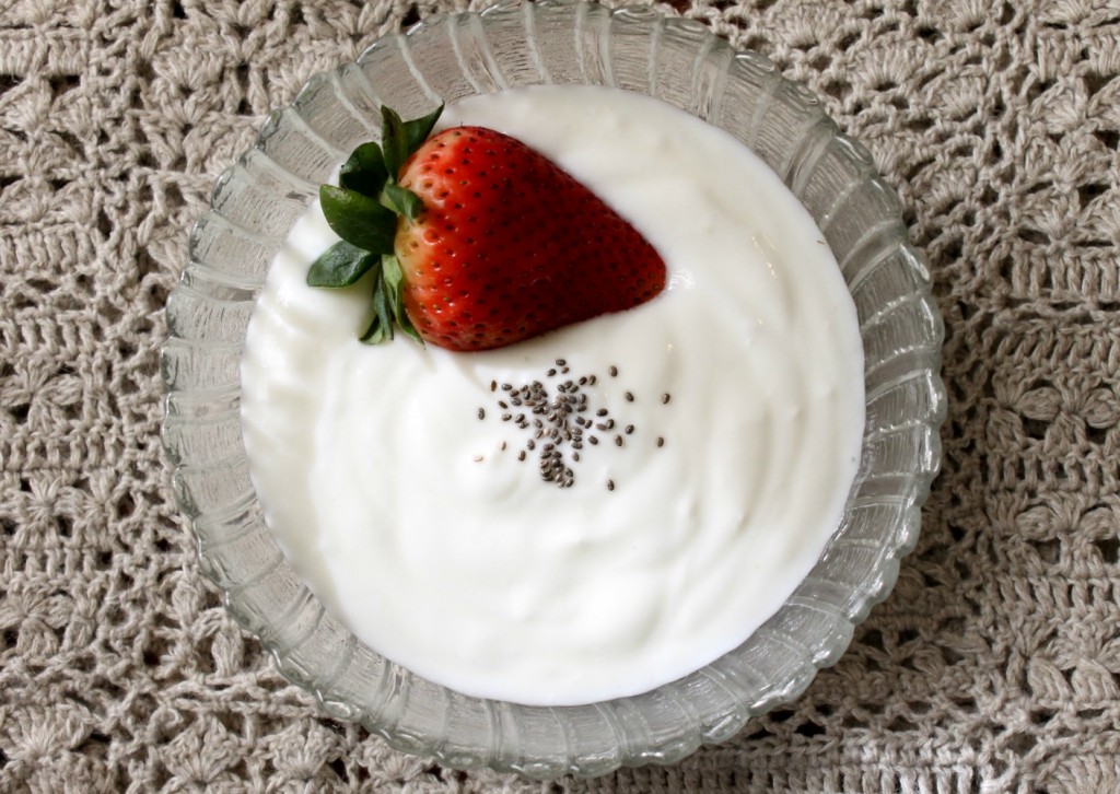 Easy Homemade Vanilla Yogurt | Natural Chow | http://naturalchow.com