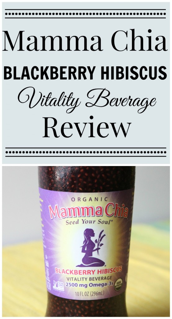 Mamma Chia Blackberry Hibiscus Vitality Beverage Review | Natural Chow| http://naturalchow.com