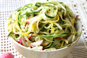 Colorful Summer Squash Salad | Natural Chow | http://naturalchow.com