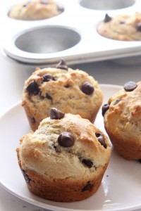 Gluten Free Chocolate Chip Muffins // The best gluten free muffins you will ever eat!