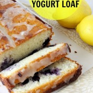 Lemon Blueberry Yogurt Loaf {At The Humbled Homemaker}