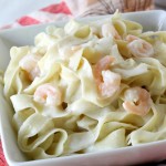 Creamy Homemade Shrimp Alfredo | Natural Chow | http://naturalchow.com