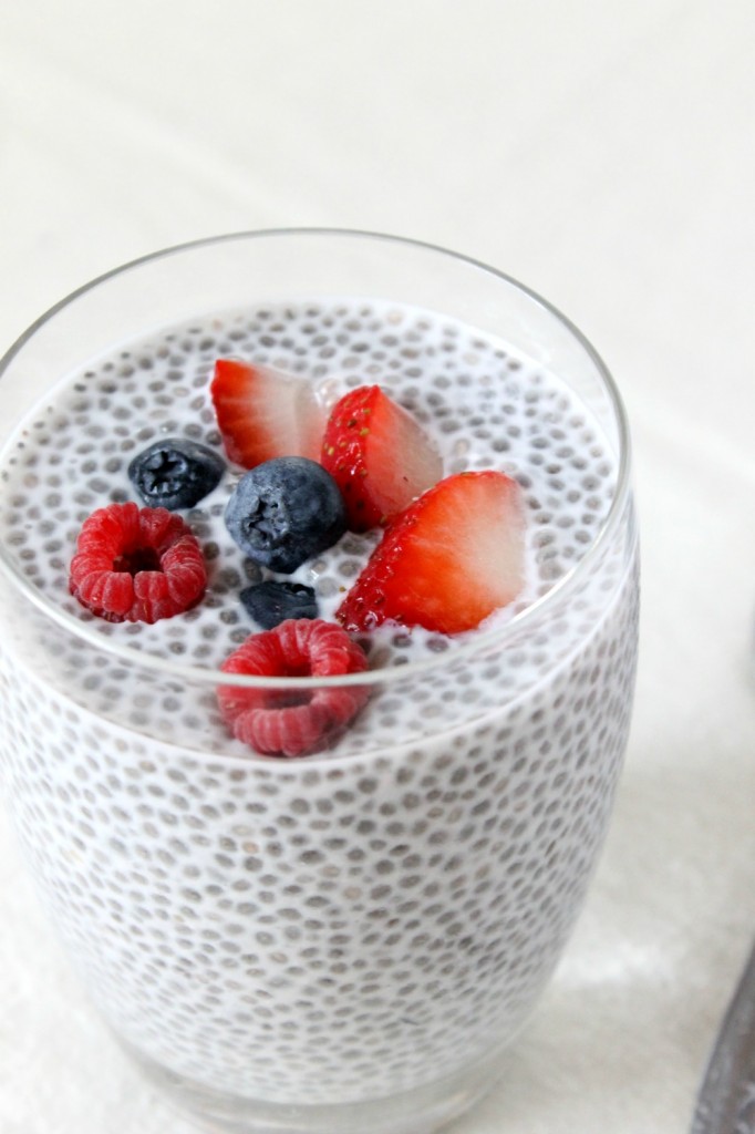 Vegan Triple Berry Chia Seed Pudding | Natural Chow | http://naturalchow.com