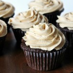 Healthier Chocolate Cupcakes with Peanut Butter Frosting