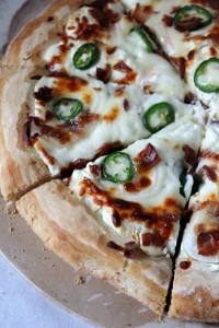 Jalapeño Popper Pizza | Natural Chow | http://naturalchow.com