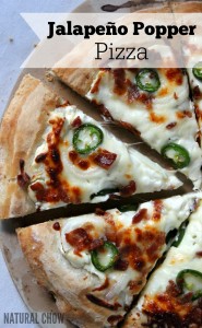 Jalapeño Popper Pizza | Natural Chow | http://naturalchow.com