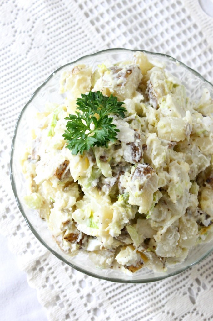 Homemade Potato Salad from Homemade for Elle