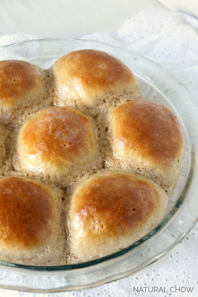 Honey Whole Wheat Dinner Rolls | Natural Chow