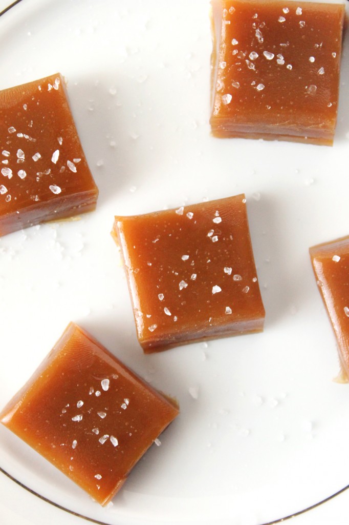 These homemade salted honey caramels are melt-in-your-mouth luscious, chewy, and heavenly. They make great gifts and are WAY healthier than the storebought kind.