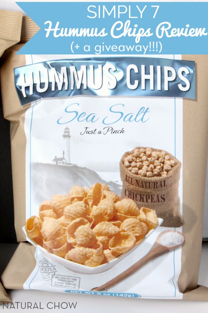 Simply 7 Hummus Chips Review | Natural Chow via @margaretdarazs #healthy #chips #snacks http://naturalchow.com