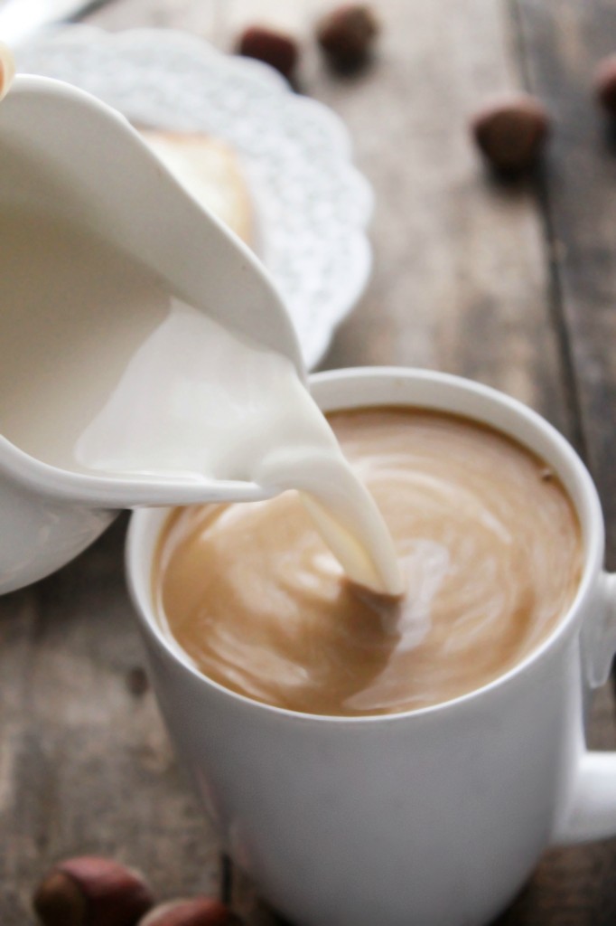 This homemade hazelnut coffee creamer only takes 5 minutes to make and is such a kitchen staple! Made with 3 simple ingredients, it's so much healthier than storebought creamer.