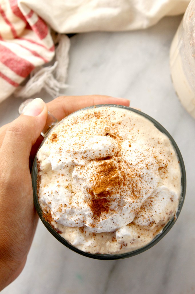 This pumpkin spice coffee creamer is the easiest way to enjoy the flavors of fall without all the extra sugar of a pumpkin spice latte. 