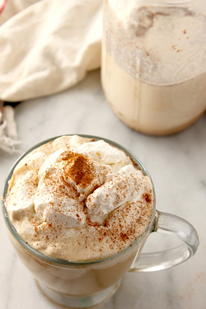 This pumpkin spice coffee creamer is the easiest way to enjoy the flavors of fall without all the extra sugar of a pumpkin spice latte.