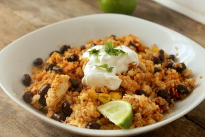 This Southwest Chicken Quinoa Bowl is so easy to make and is a healthier take on a classic Southwest recipe!