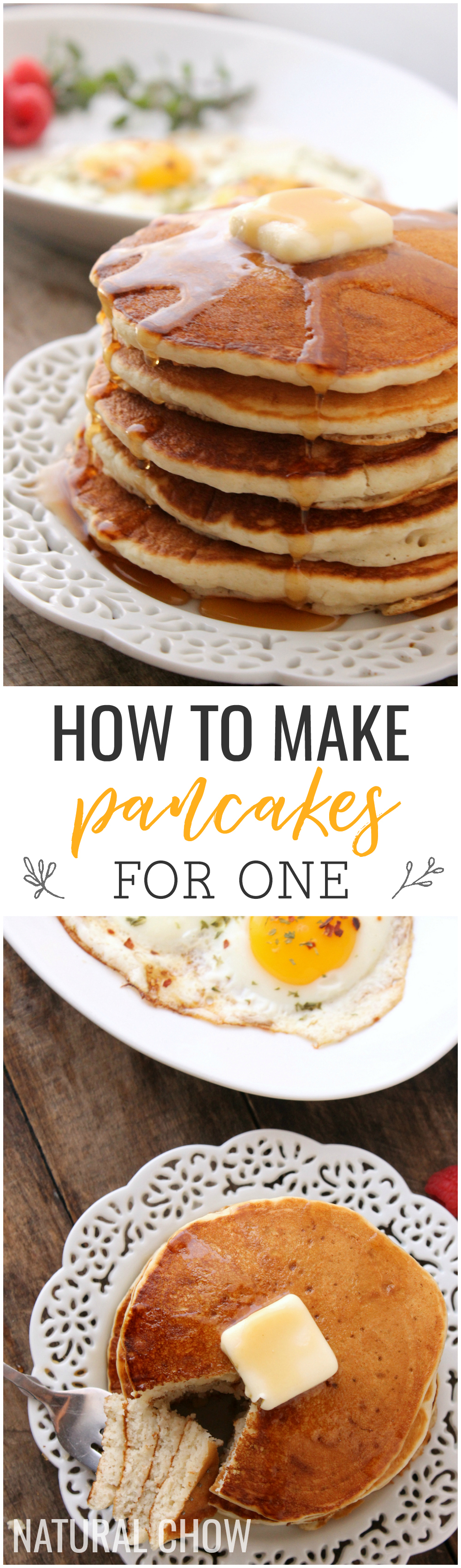 Making pancakes for one is not only incredibly simple, but it's also a great kitchen staple if you live by yourself, just want a small meal, or if don't want to spend forever making a large batch of pancakes. 